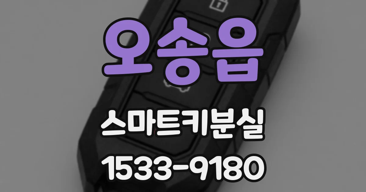 오송읍 스마트키분실