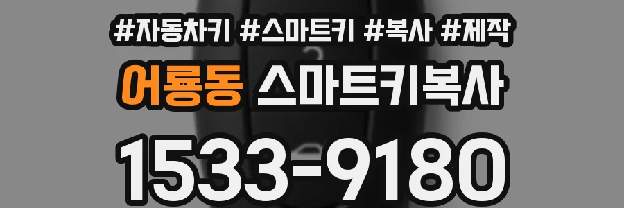 어룡동 스마트키복사