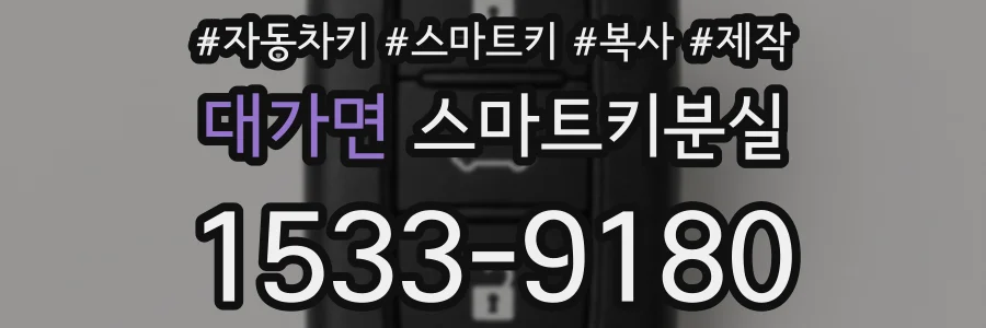 대가면 스마트키분실