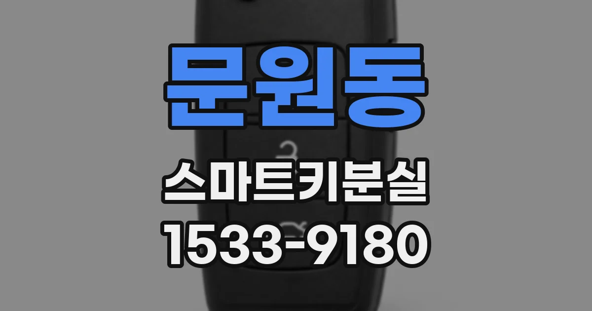 문원동 스마트키분실
