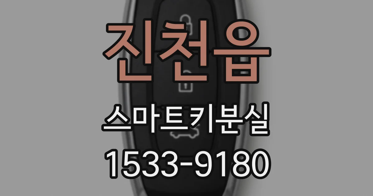 진천읍 스마트키분실