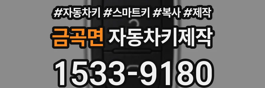 금곡면 자동차키제작
