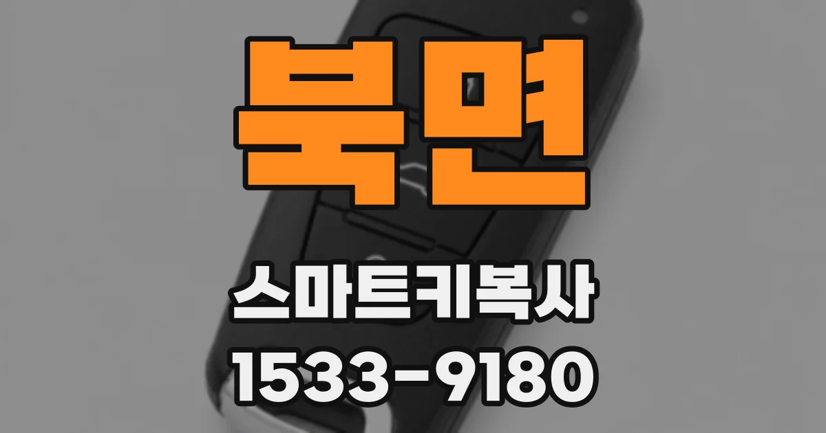북면 스마트키복사