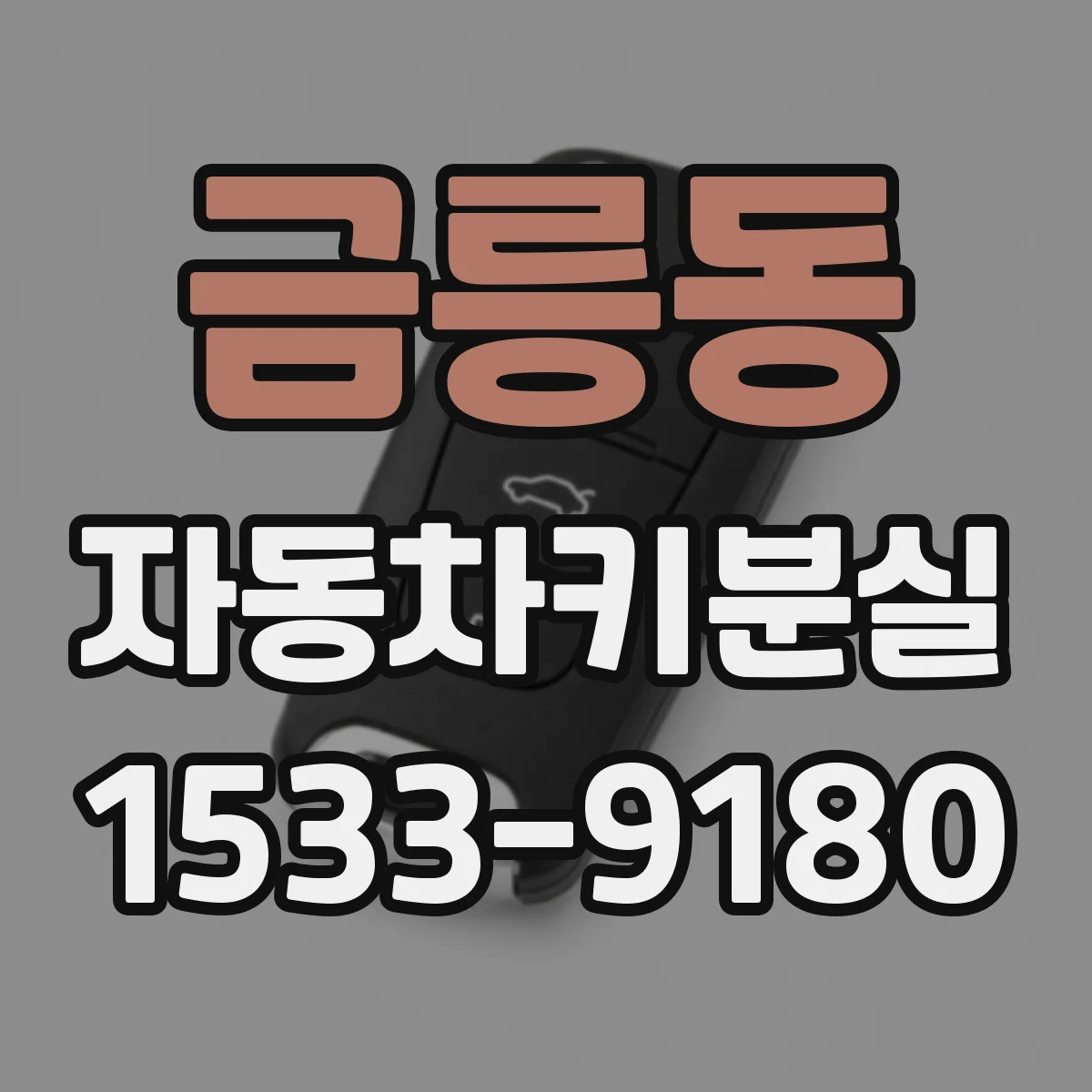 금릉동 자동차키분실