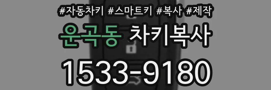 운곡동 차키복사