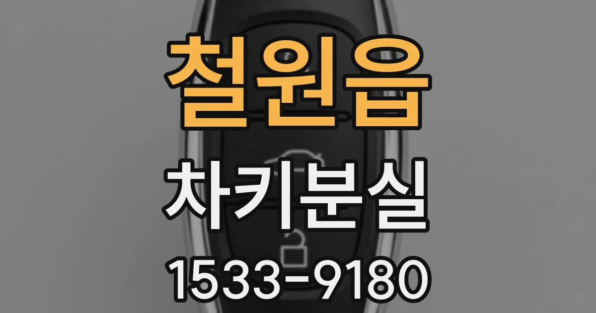 철원읍 차키분실
