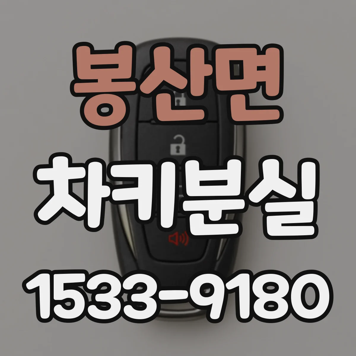 봉산면 차키분실
