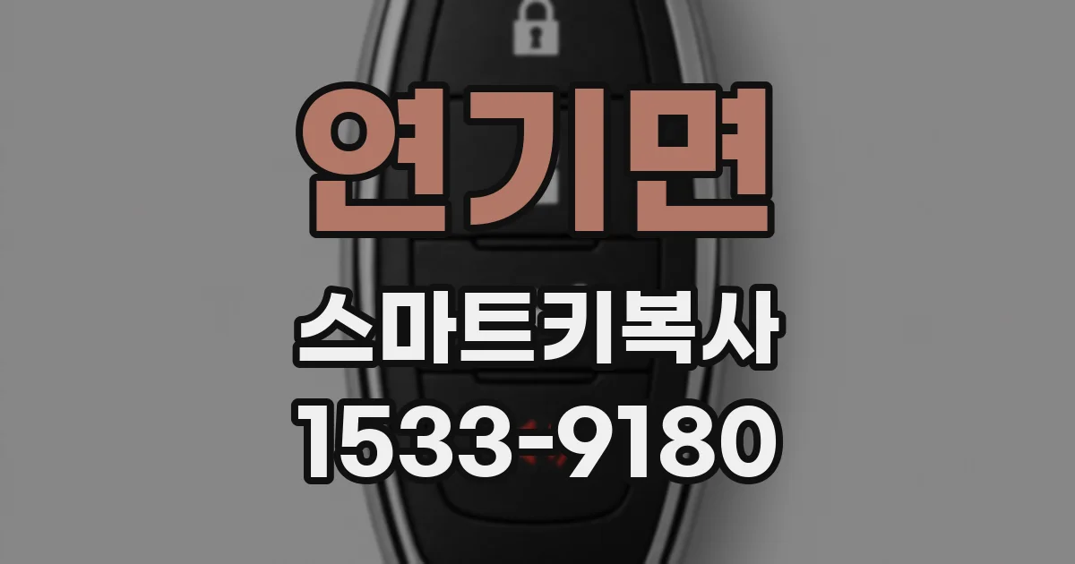 연기면 스마트키복사