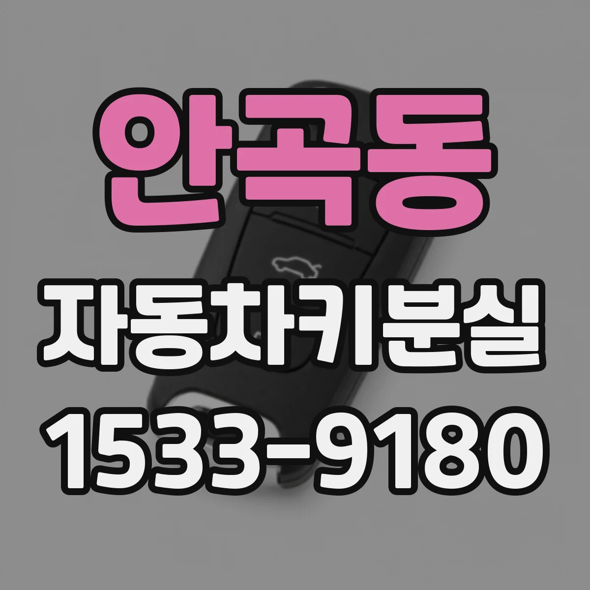안곡동 자동차키분실