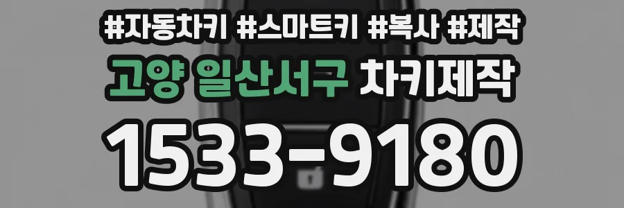 고양 일산서구 차키제작