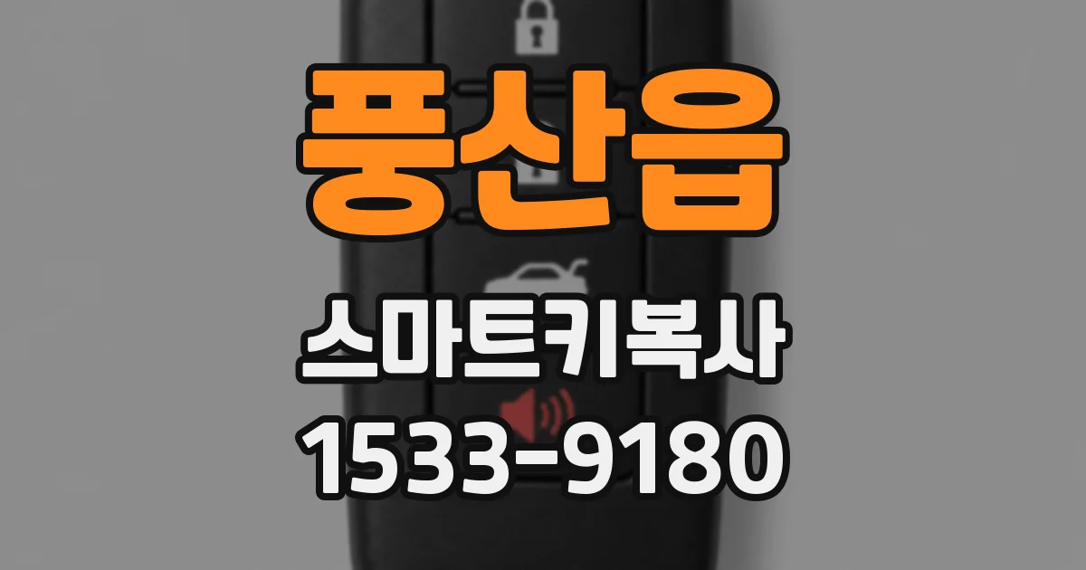풍산읍 스마트키복사