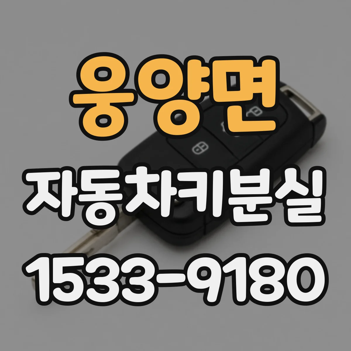 웅양면 자동차키분실