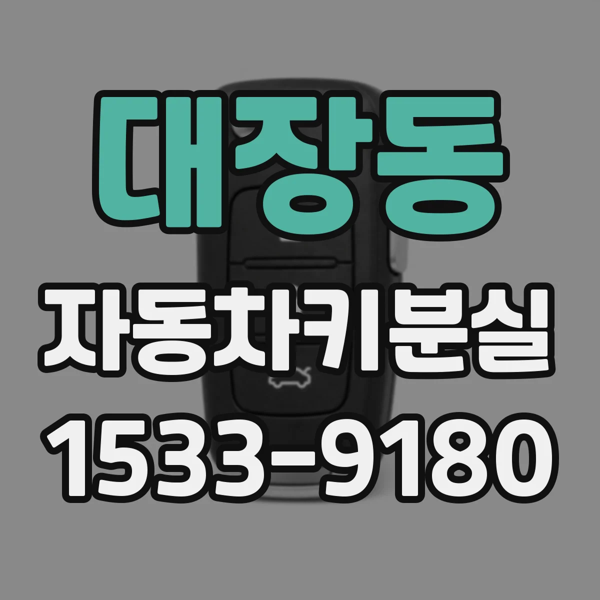 대장동 자동차키분실