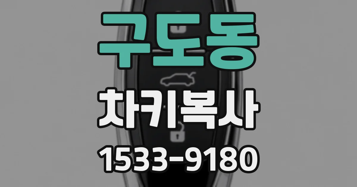 구도동 차키복사