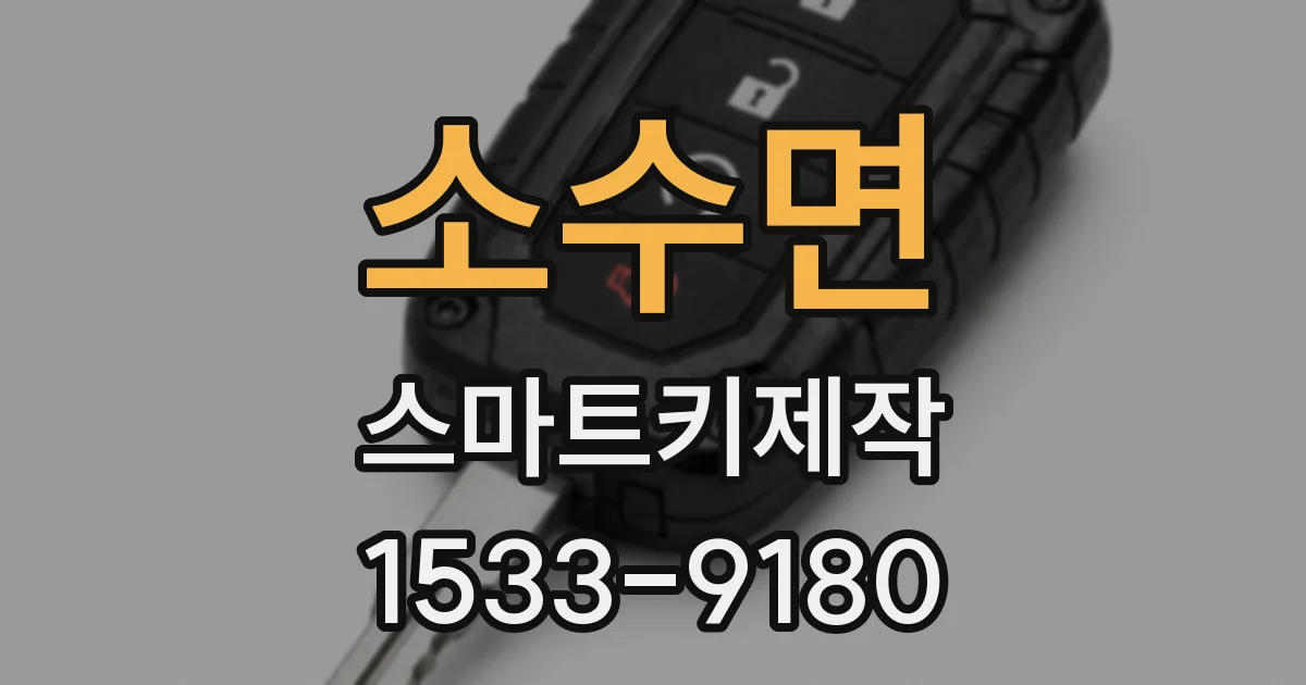 소수면 스마트키제작