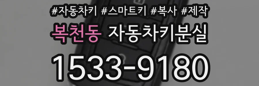 복천동 자동차키분실