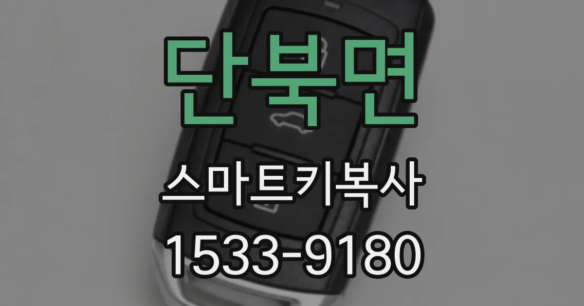 단북면 스마트키복사