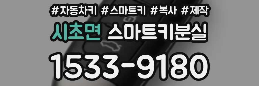 시초면 스마트키분실