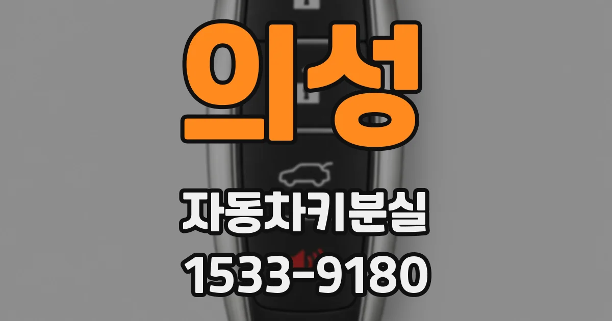 의성 자동차키분실