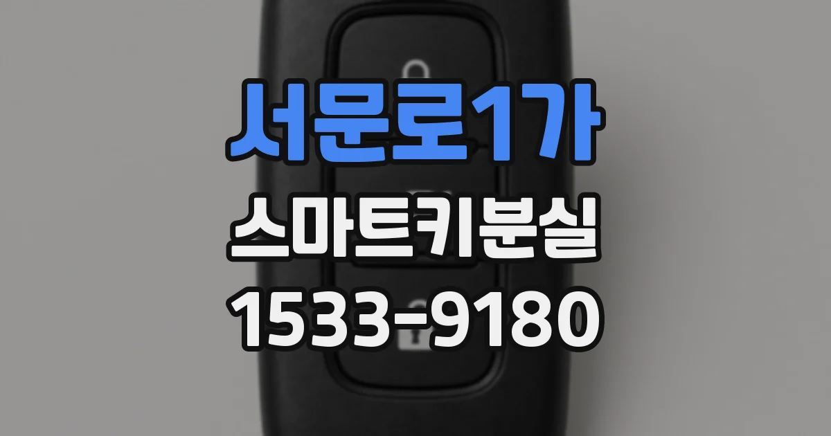 서문로1가 스마트키분실