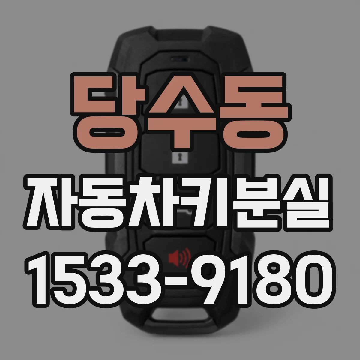 당수동 자동차키분실