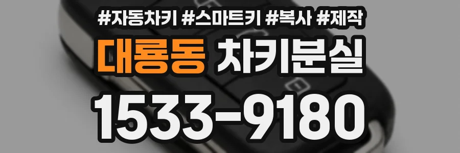 대룡동 차키분실