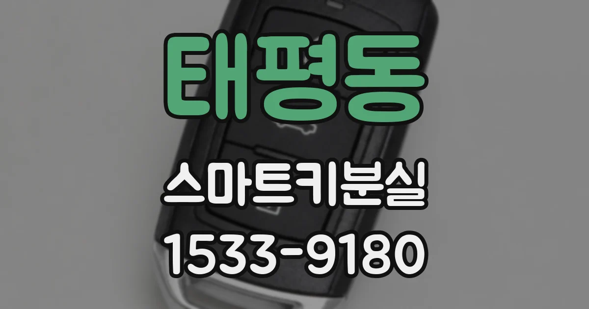 태평동 스마트키분실