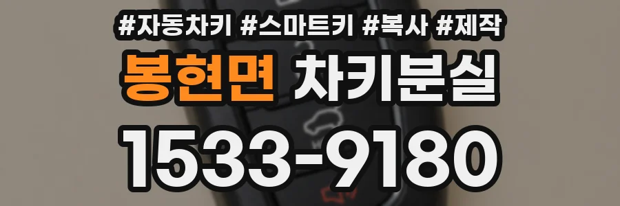 봉현면 차키분실