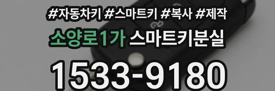 소양로1가 스마트키분실
