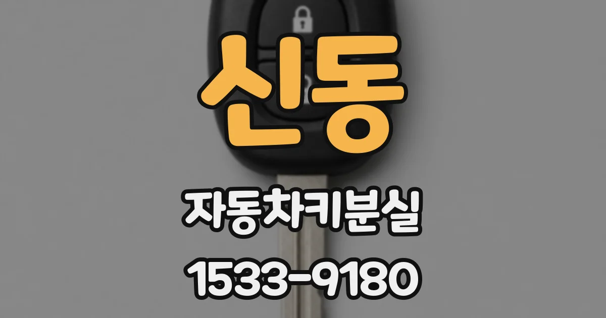 신동 자동차키분실