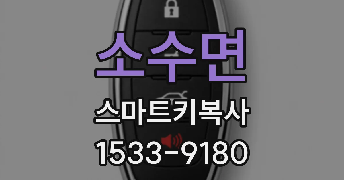 소수면 스마트키복사