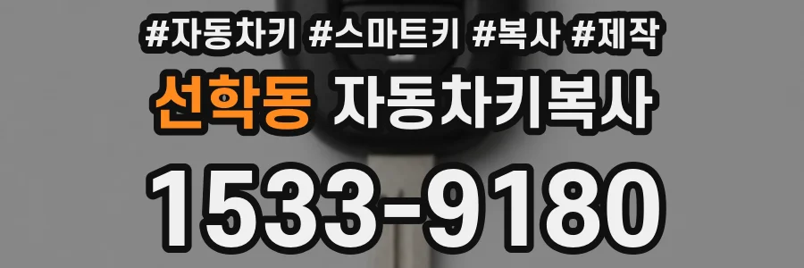 선학동 자동차키복사