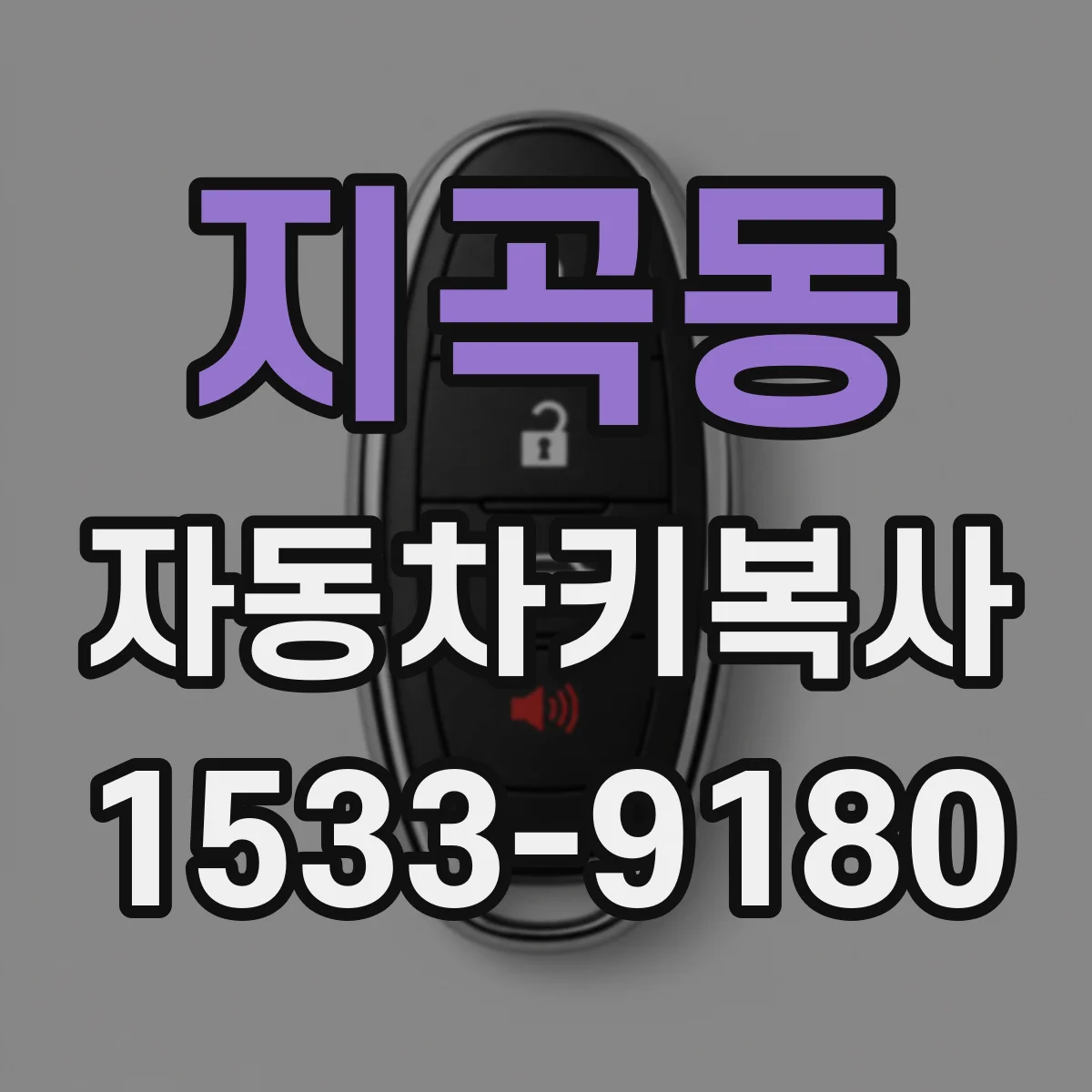 지곡동 자동차키복사