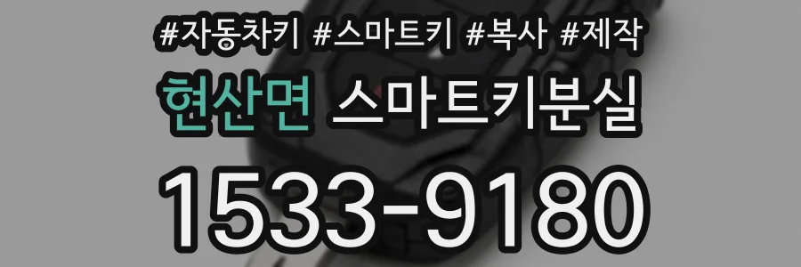 현산면 스마트키분실
