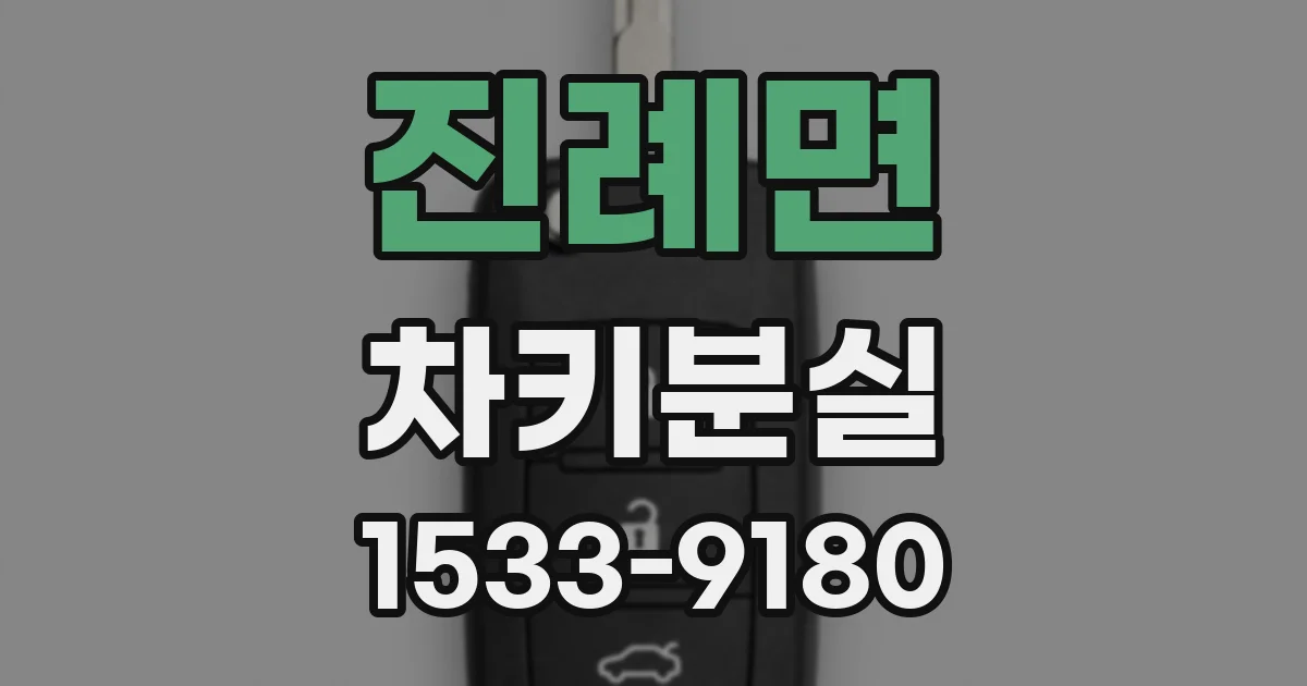 진례면 차키분실