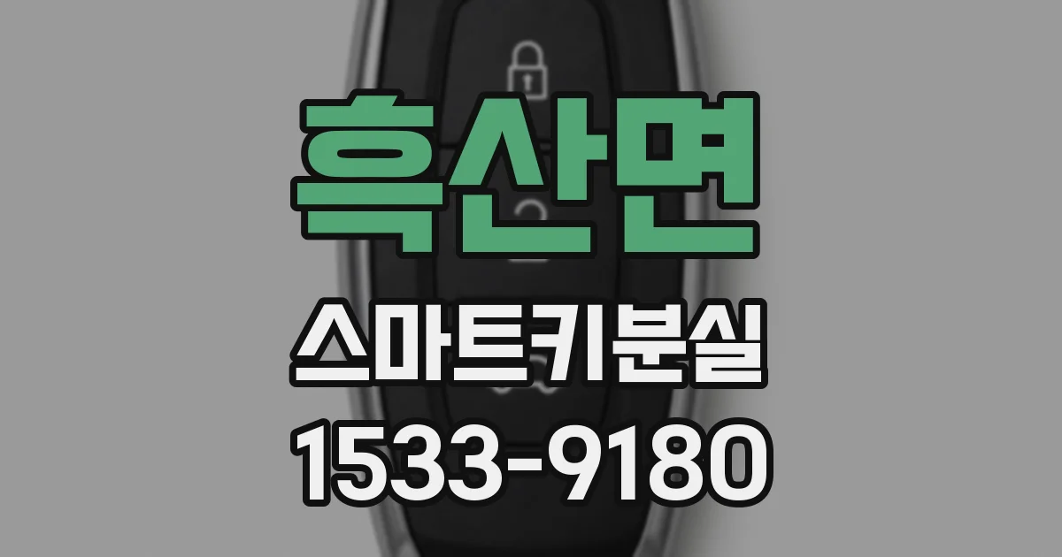 흑산면 스마트키분실