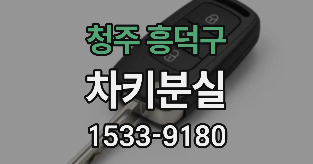 청주 흥덕구 차키분실