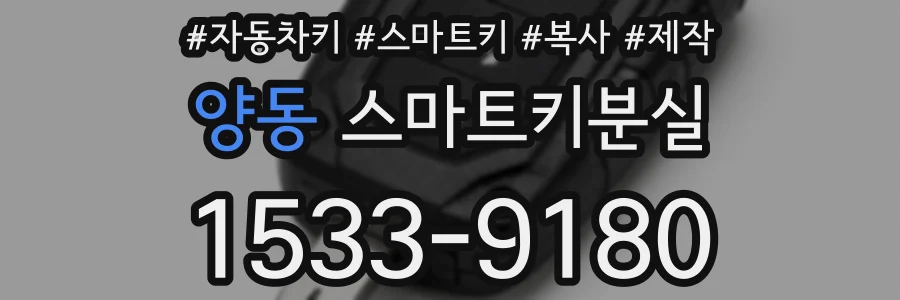 양동 스마트키분실