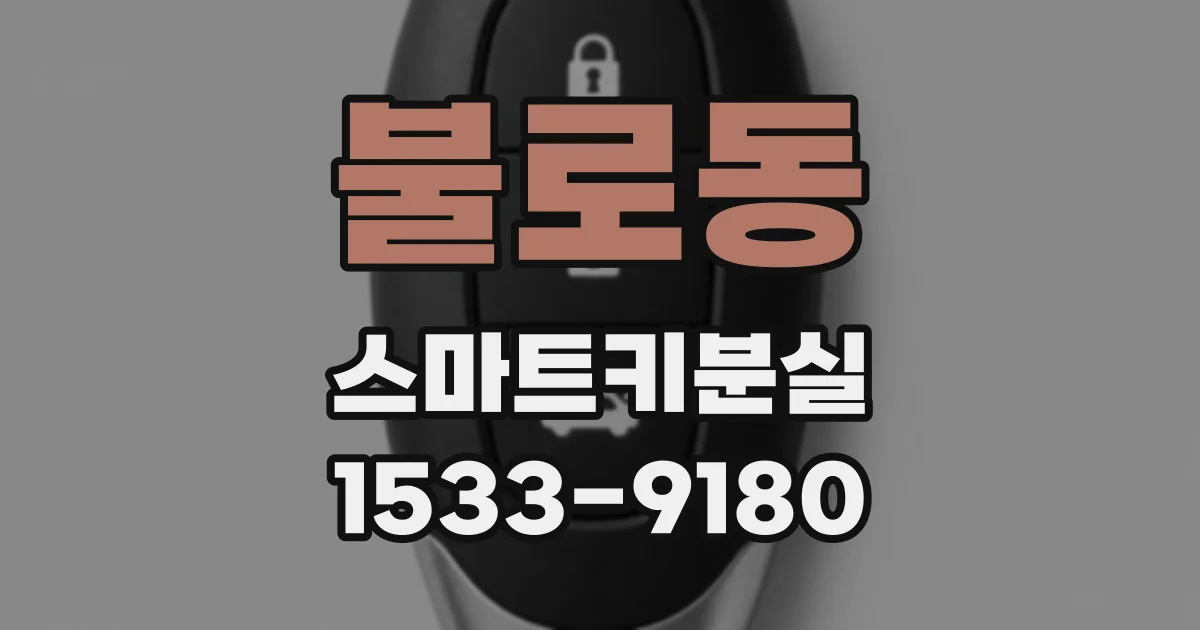 불로동 스마트키분실
