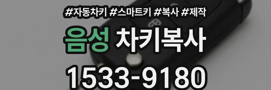 음성 차키복사