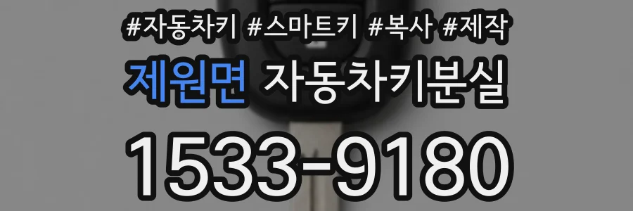 제원면 자동차키분실