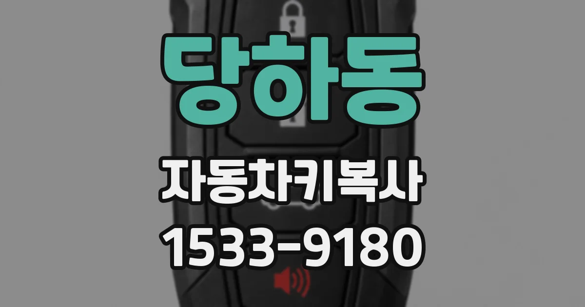 당하동 자동차키복사
