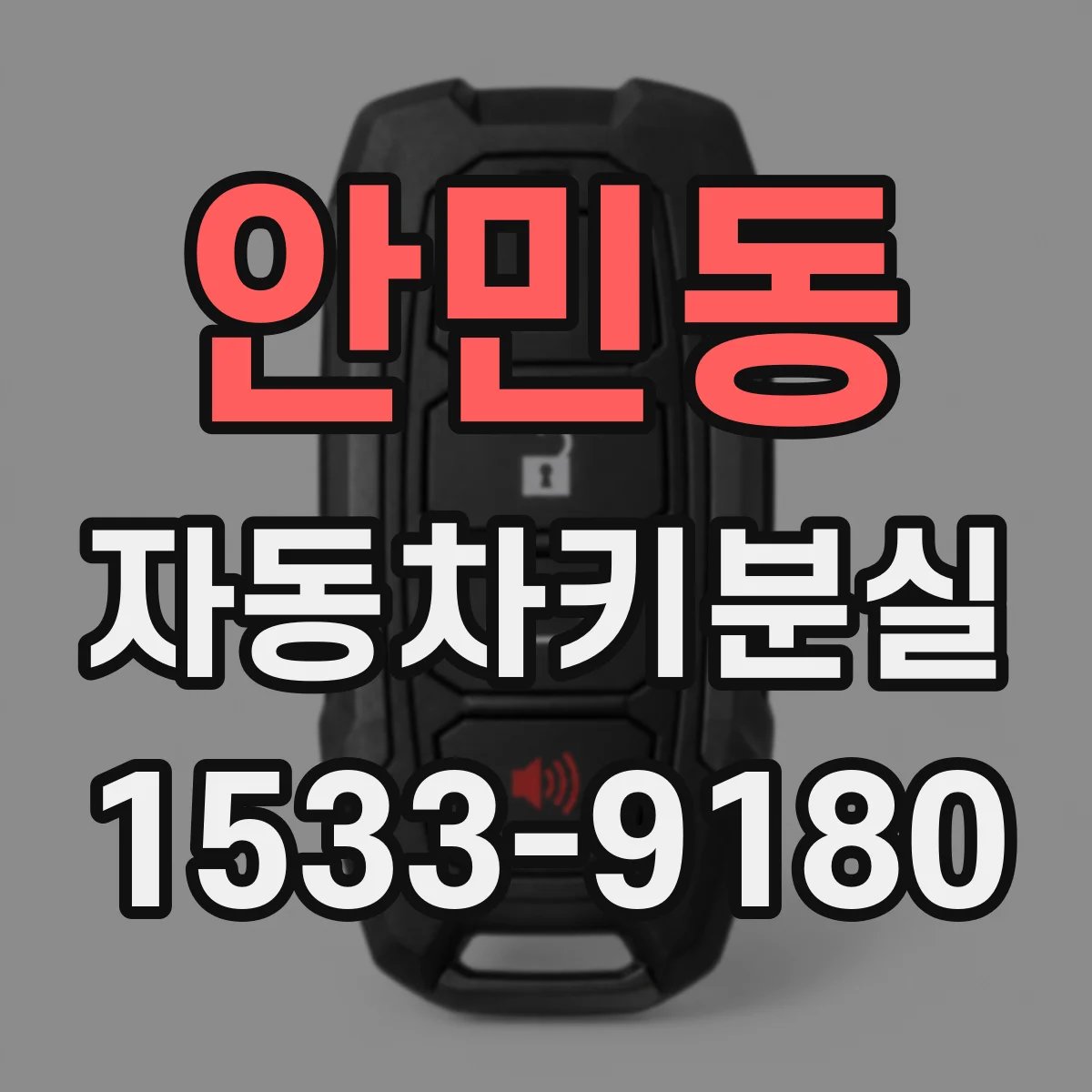 안민동 자동차키분실