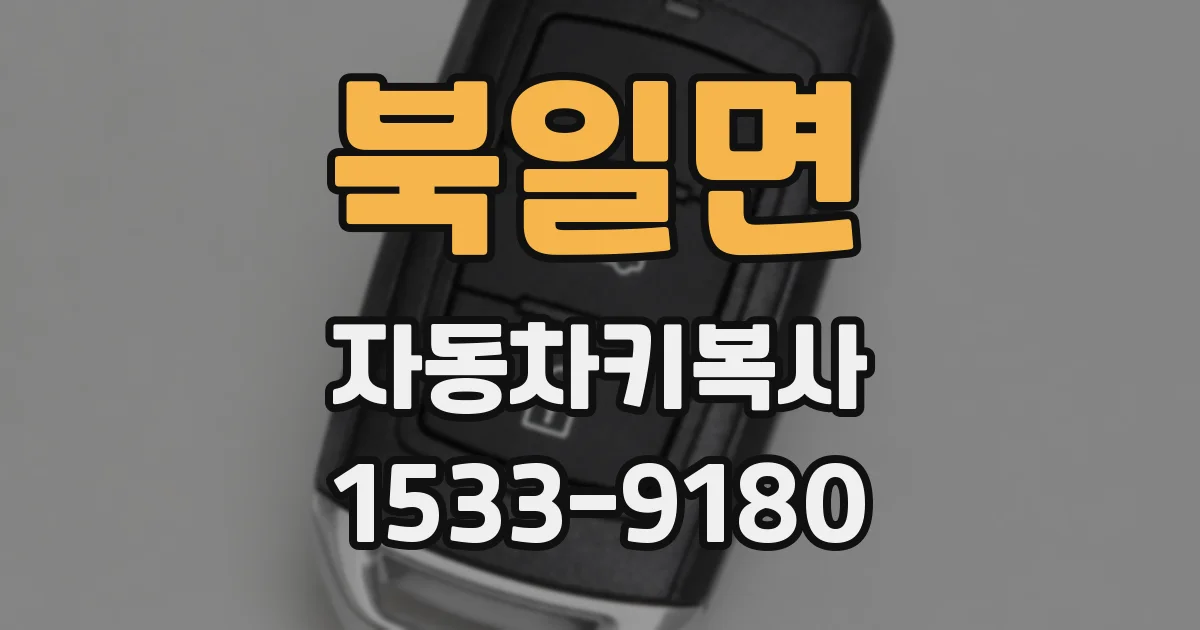 북일면 자동차키복사
