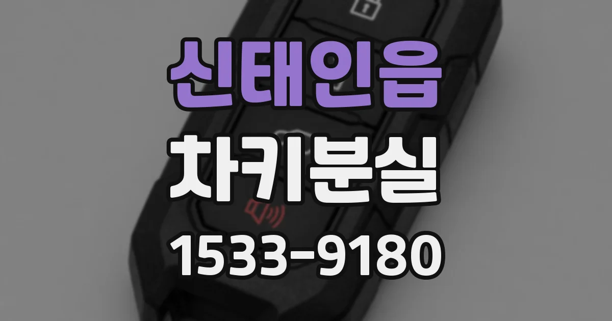 신태인읍 차키분실