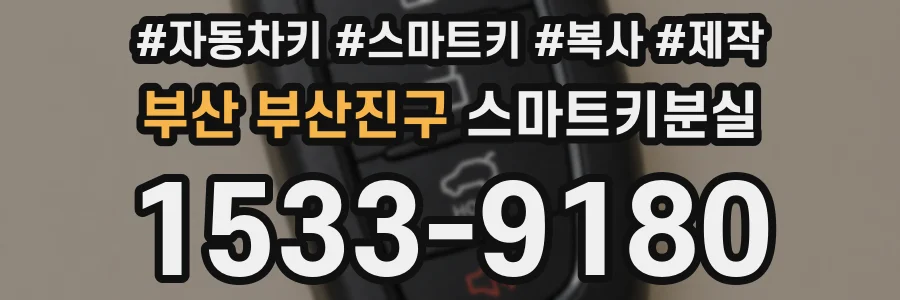 부산 부산진구 스마트키분실
