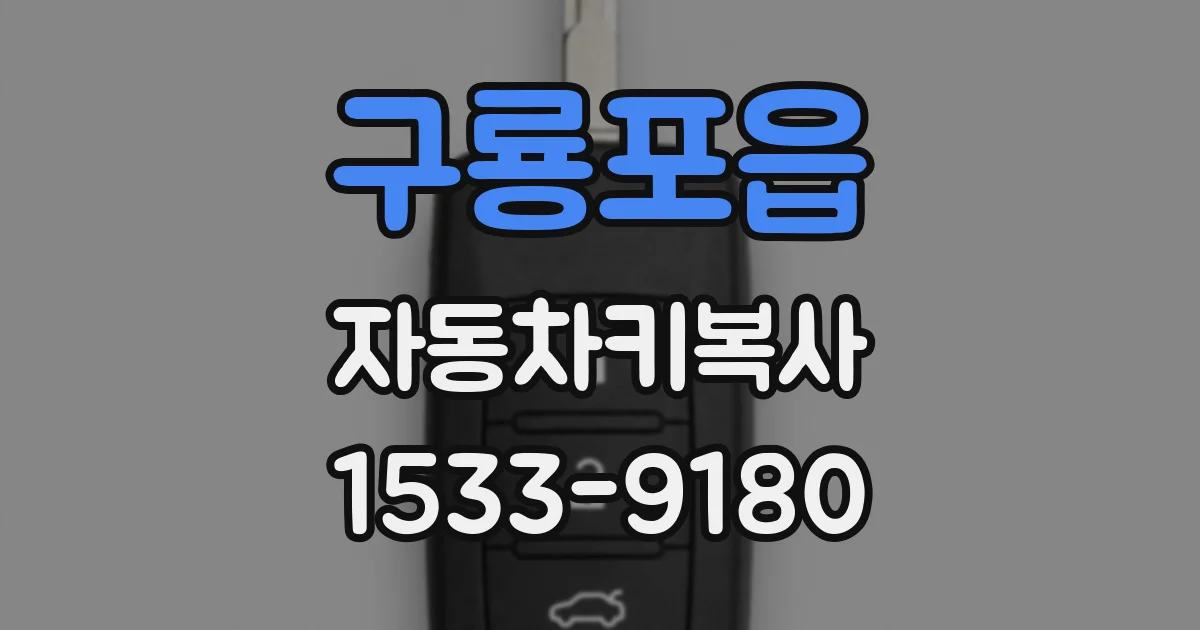구룡포읍 자동차키복사