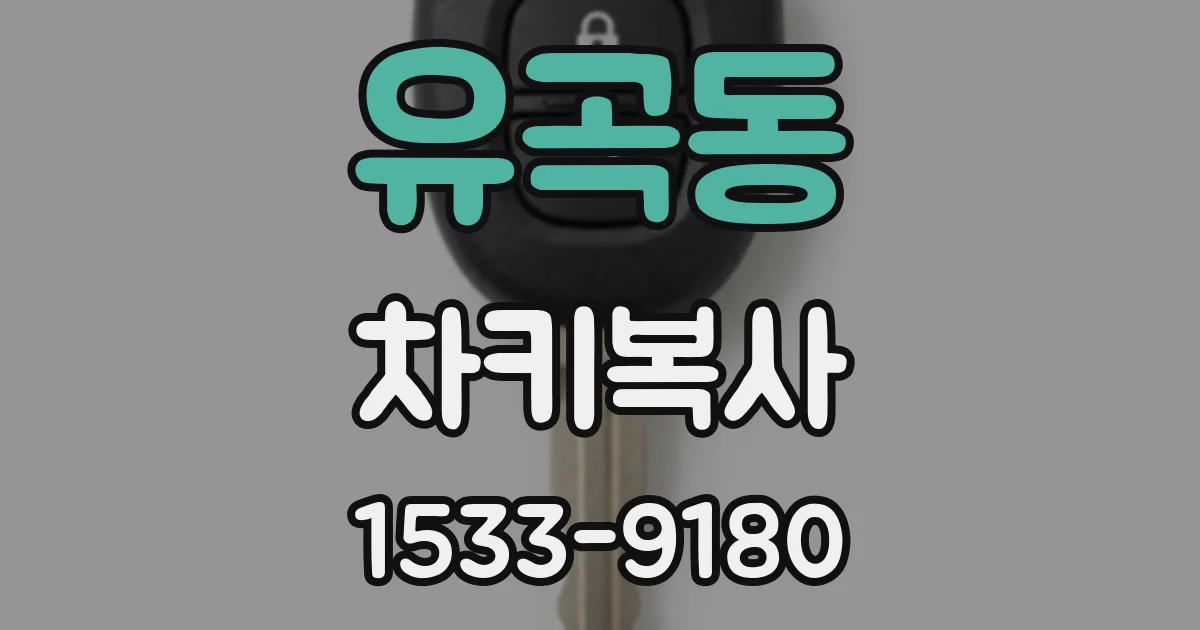 유곡동 차키복사