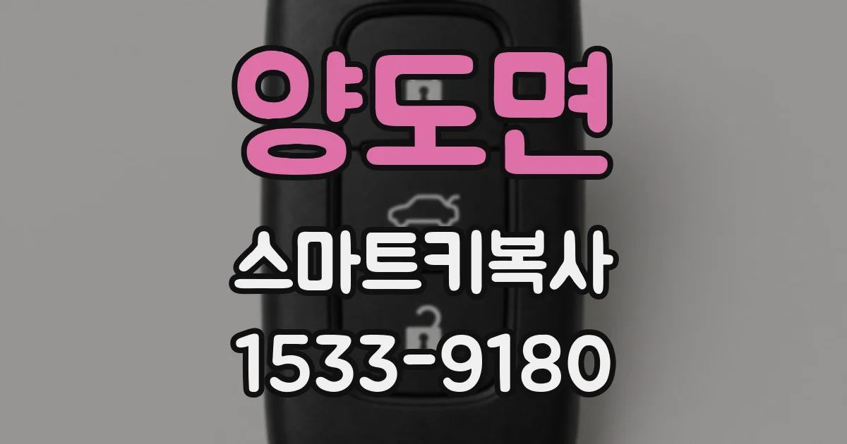 양도면 스마트키복사