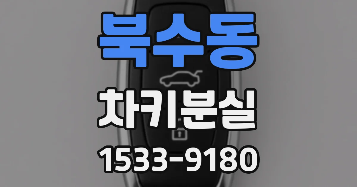북수동 차키분실